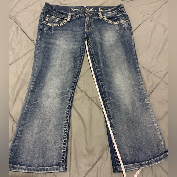 Grace Blue Ankle & Cropped Jeans - Picture 2 of 5